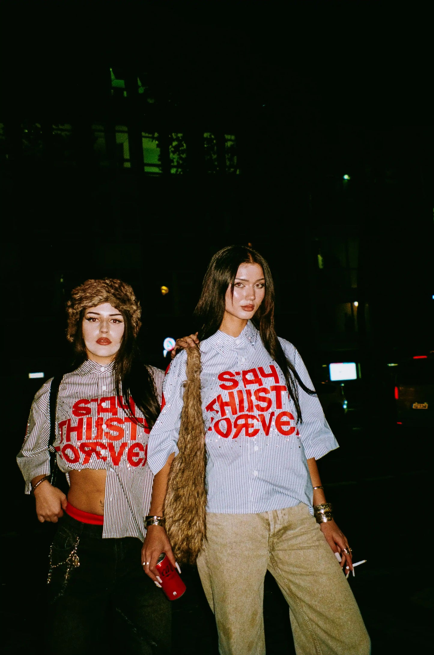 STRIPPED BOWLING SHIRT BLUE