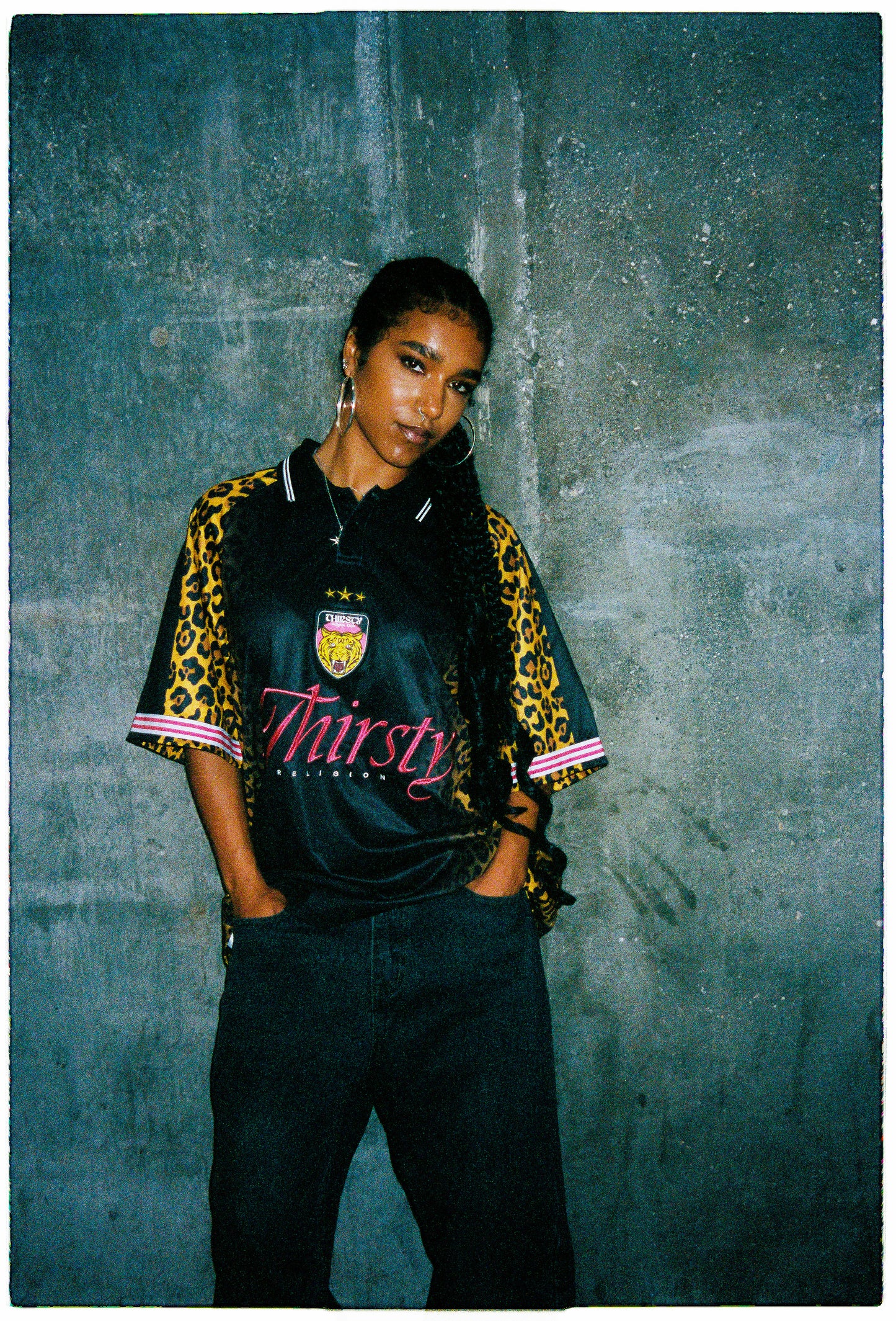 LEOPARD POLO TEE