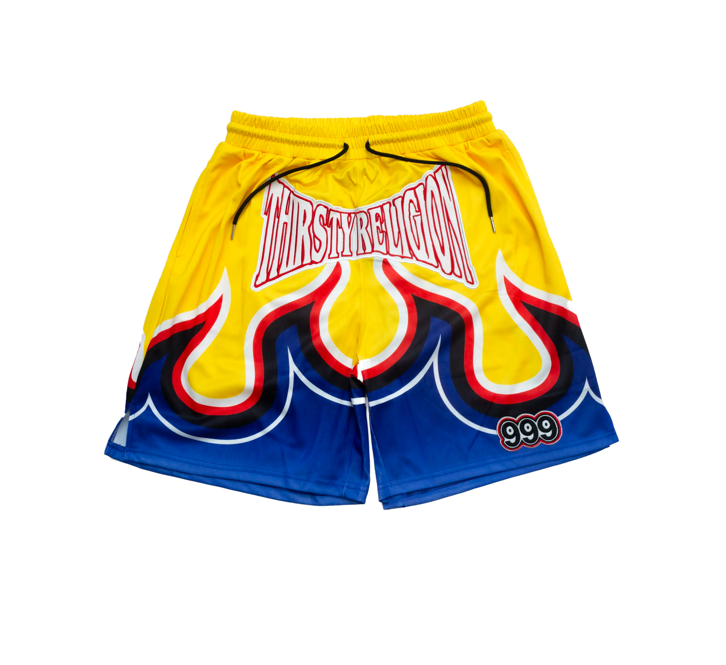 Yellow Thirsty Religion Shorts