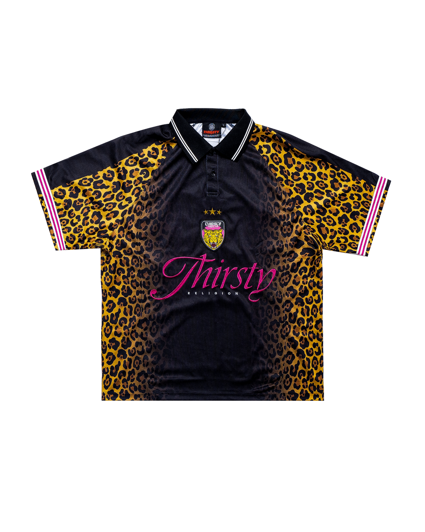 LEOPARD POLO TEE