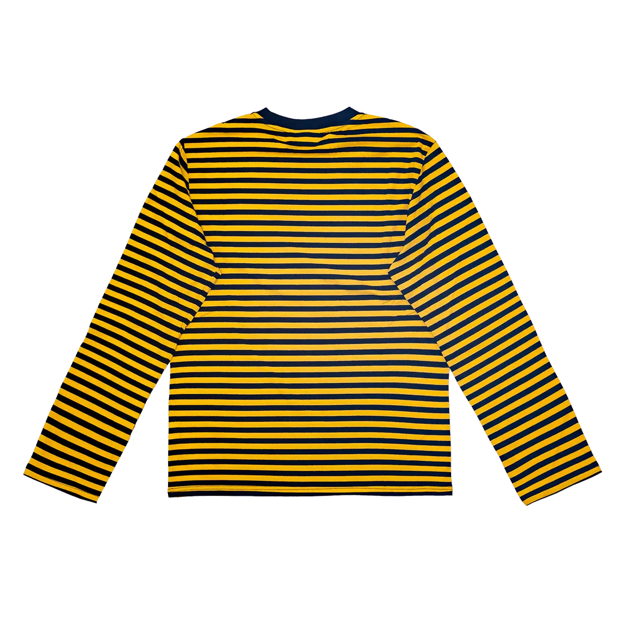 Yellow Thirsty Stripped Sleeve Tee