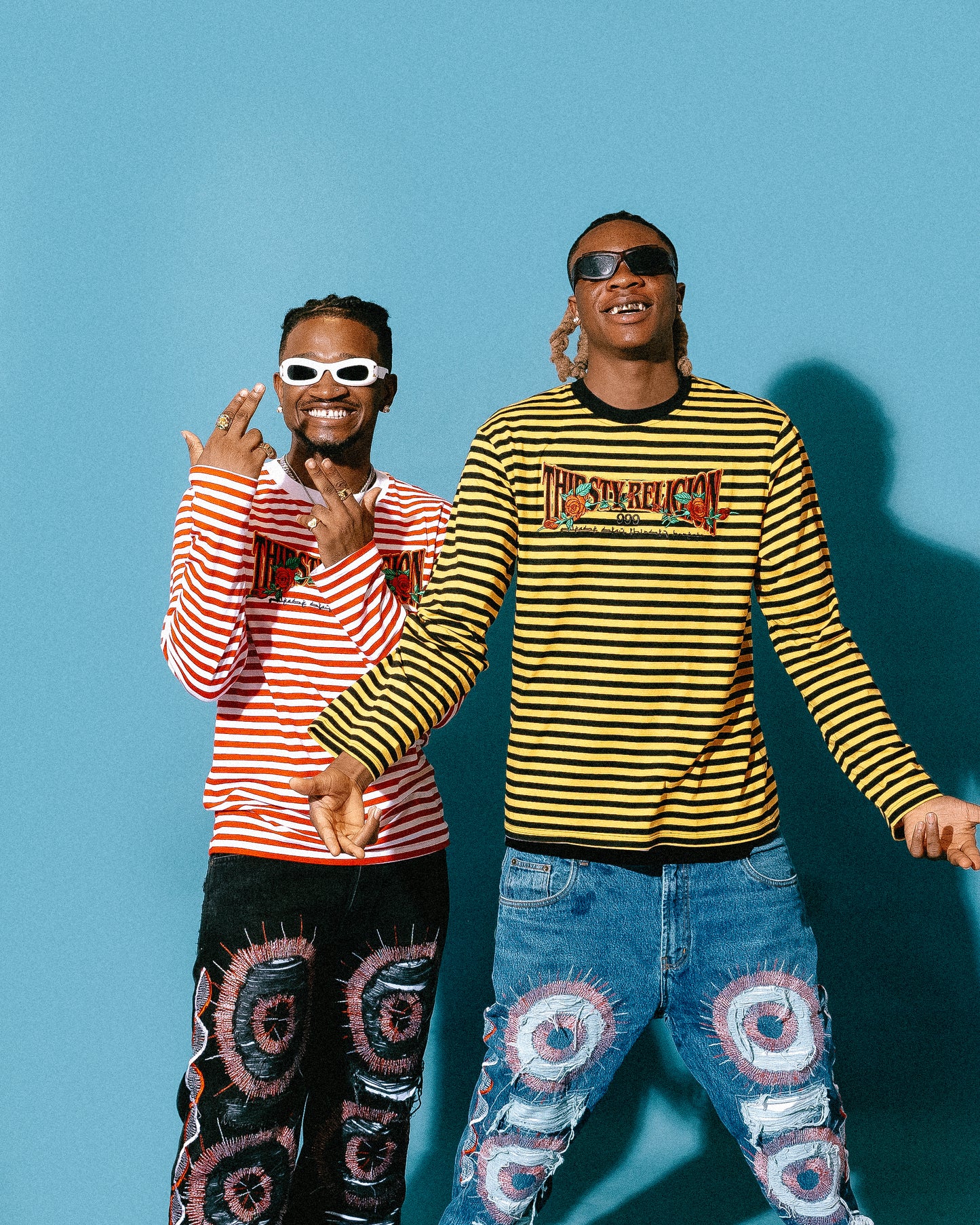 THIRSTY STRIPE TEE YELLOW