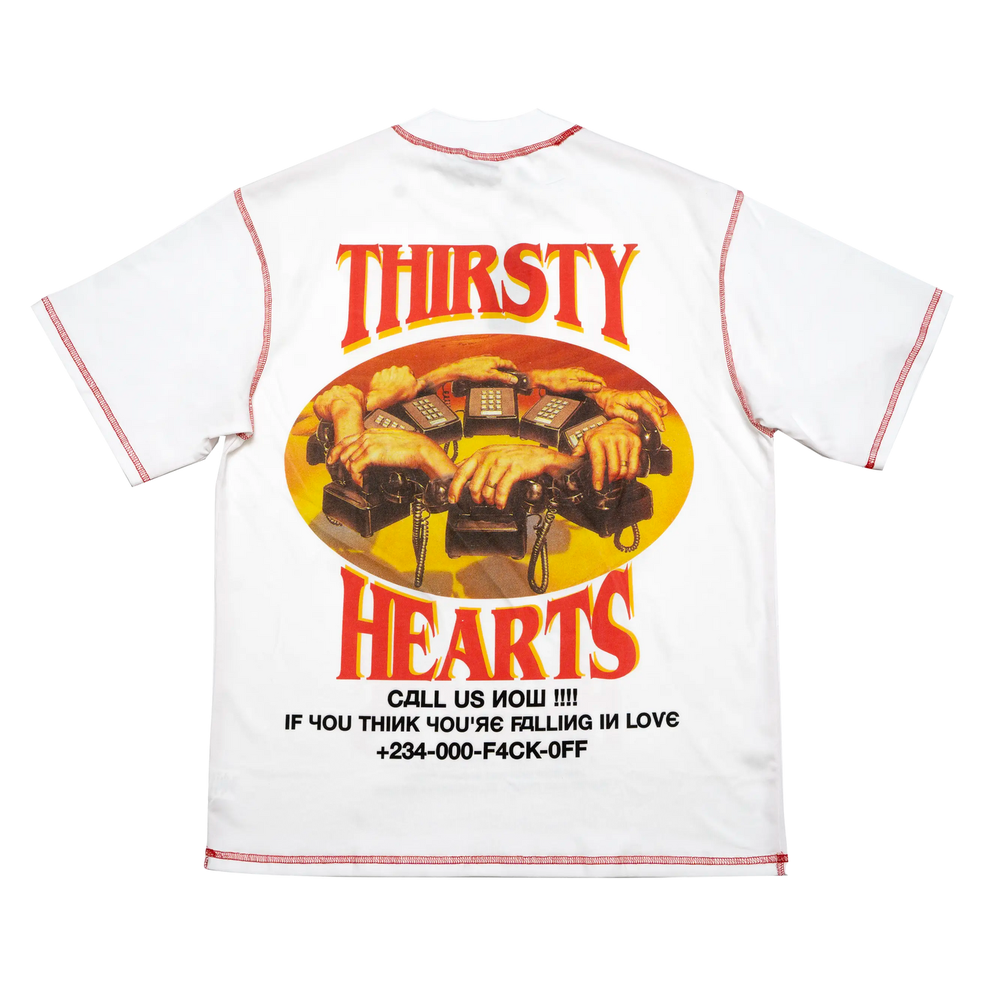 Thirsty Hearts White Top