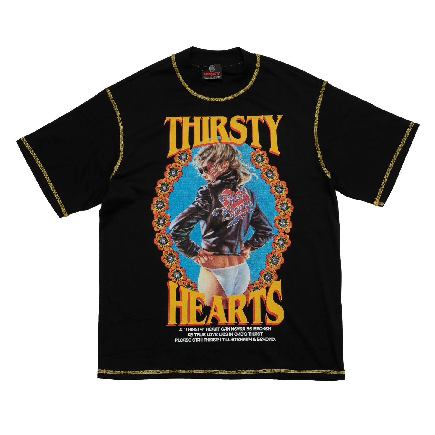 Thirsty Hearts Black Top