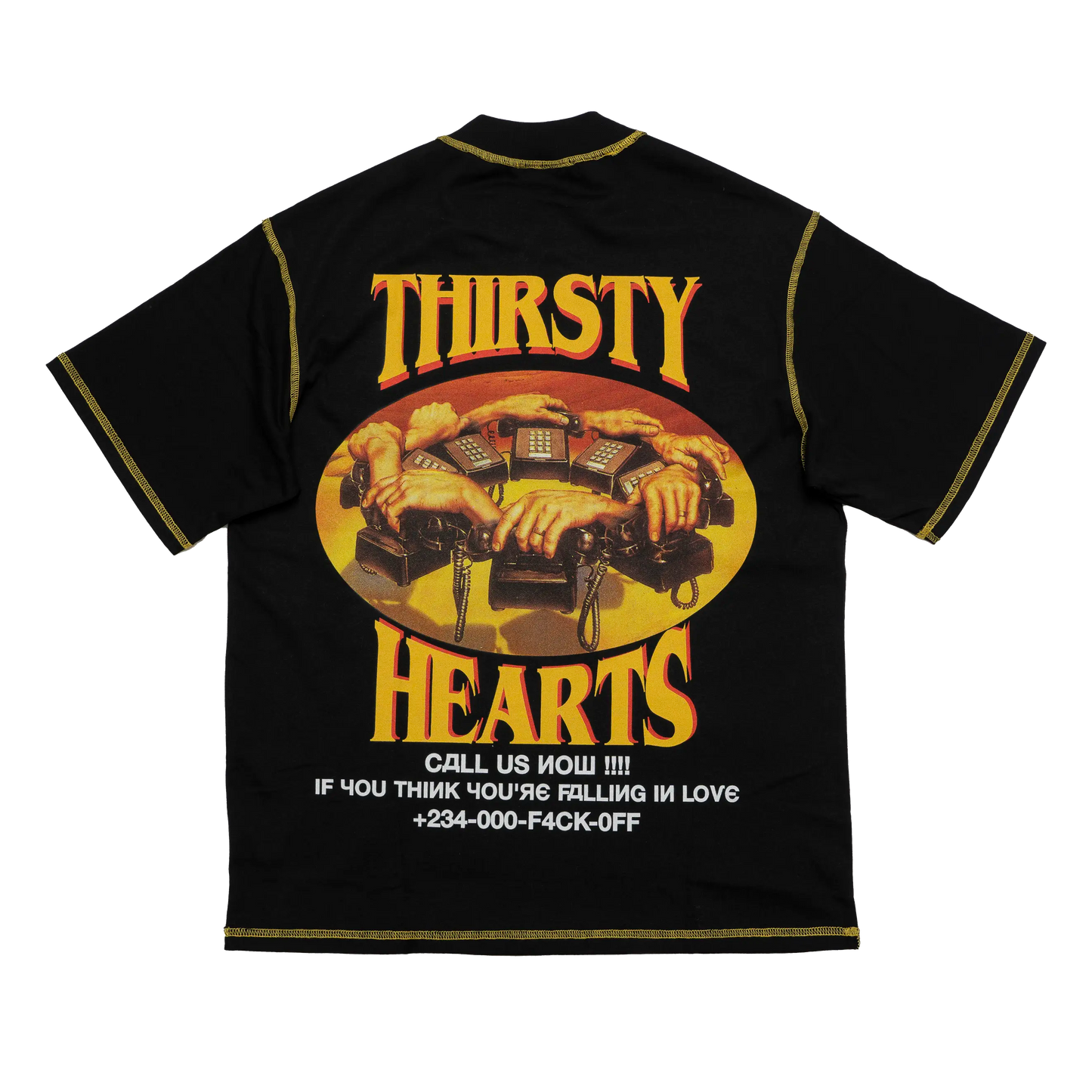 Thirsty Hearts Black Top
