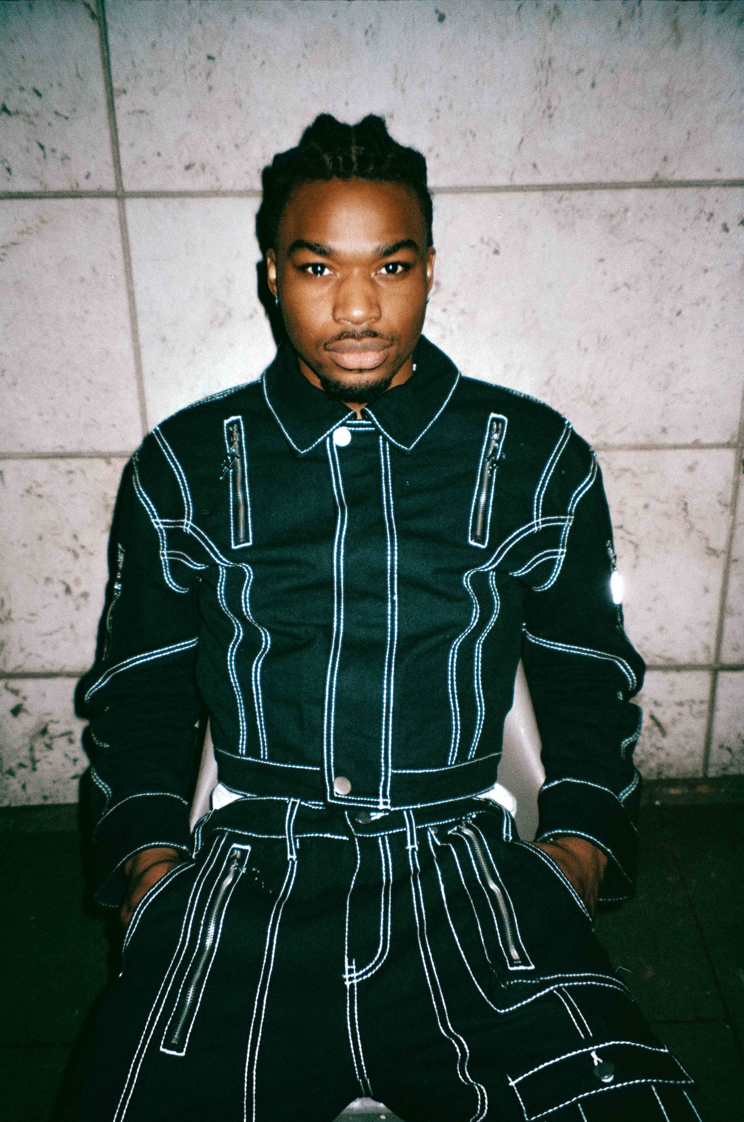 THIRSTY X HF CANVAS DENIM TOP