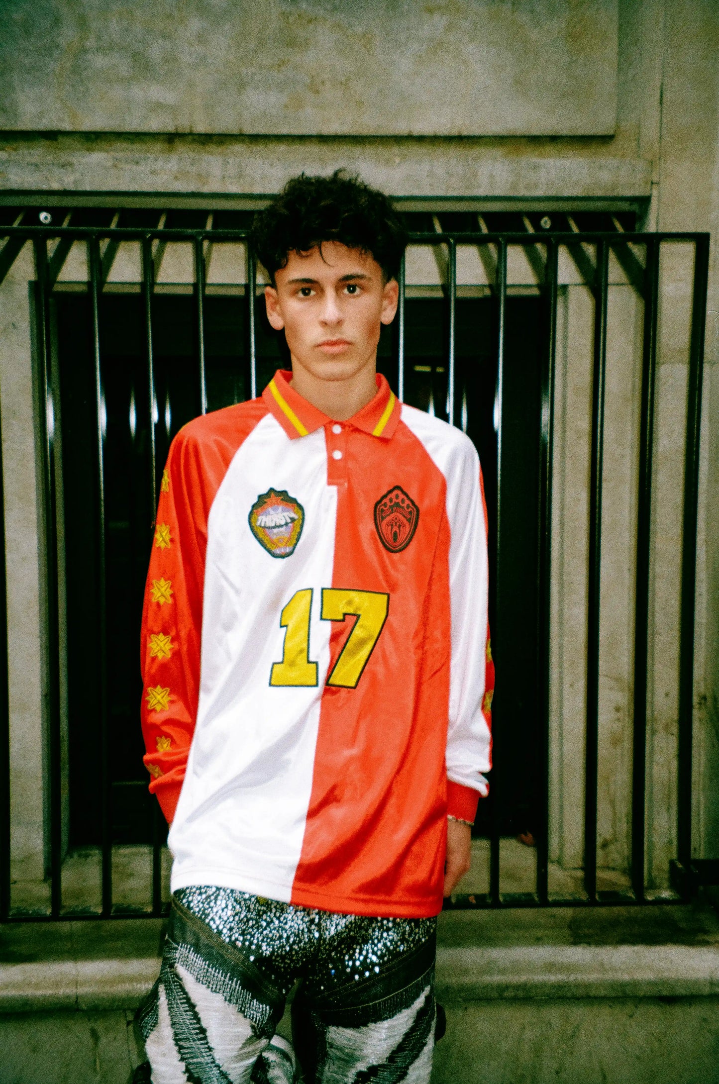 THIRSTY X HF LONGSLEEVE JERSEY RED & WHITE