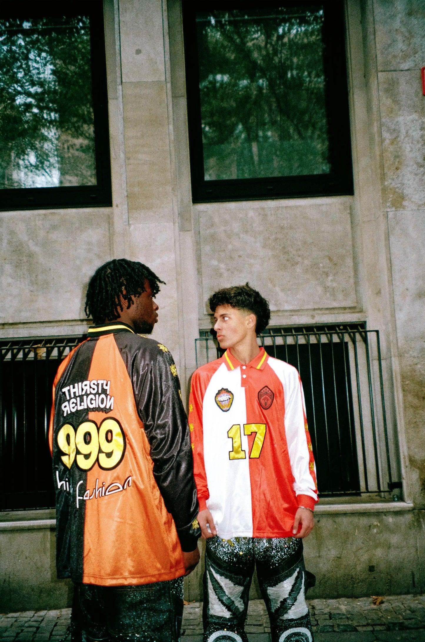 THIRSTY X HF LONGSLEEVE JERSEY ORANGE & BLACK