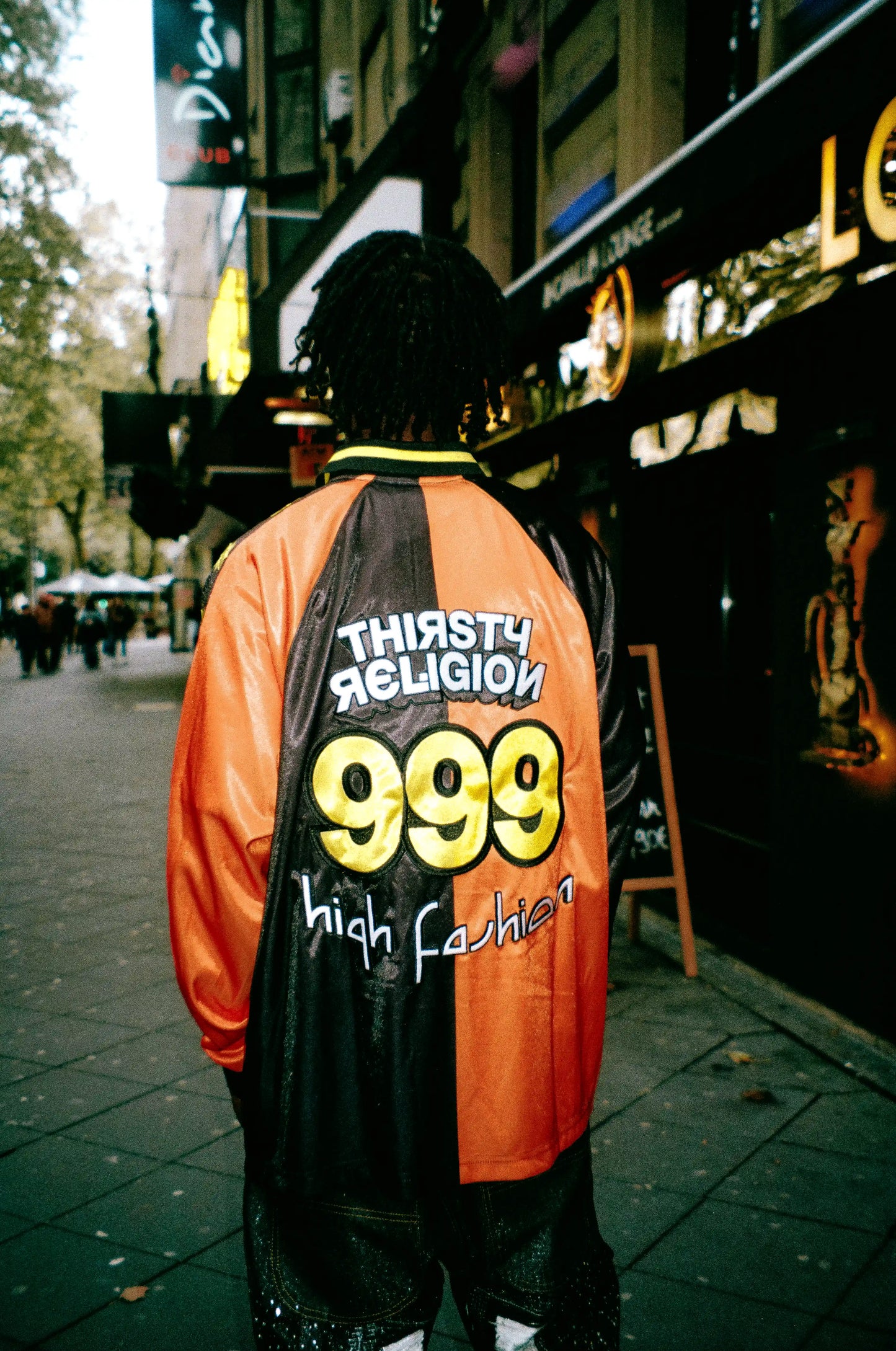THIRSTY X HF LONGSLEEVE JERSEY ORANGE & BLACK