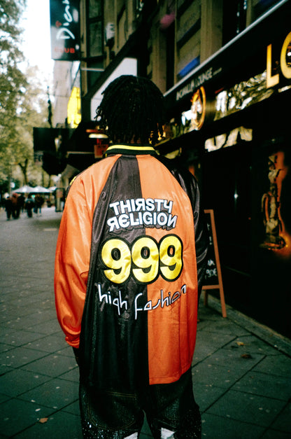 THIRSTY X HF LONGSLEEVE JERSEY ORANGE & BLACK