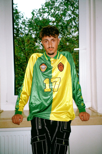 THIRSTY X HF LONGSLEEVE JERSEY GREEN & YELLOW