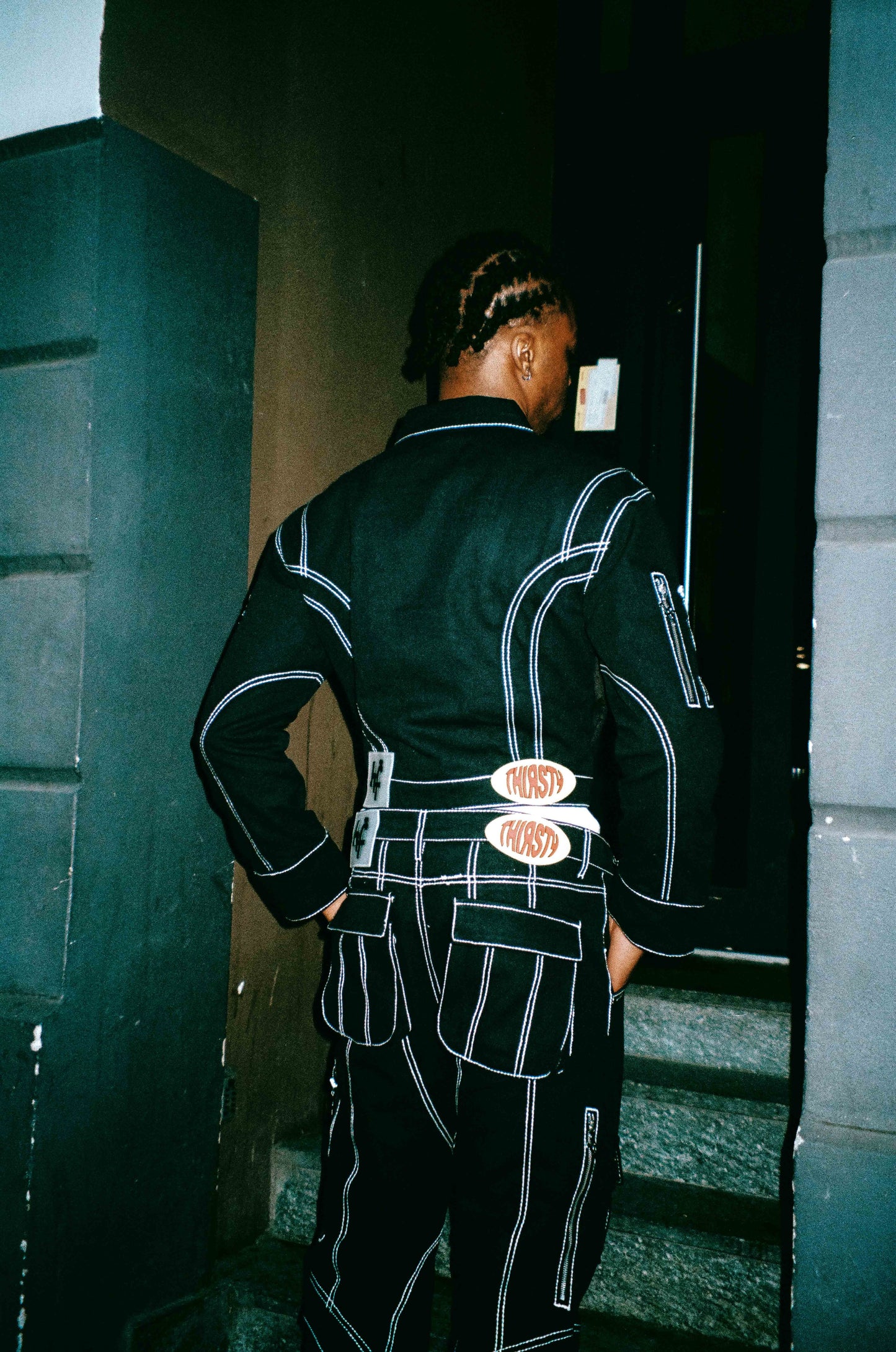 THIRSTY X HF CANVAS DENIM TOP