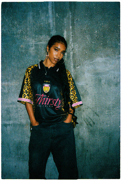 LEOPARD POLO TEE