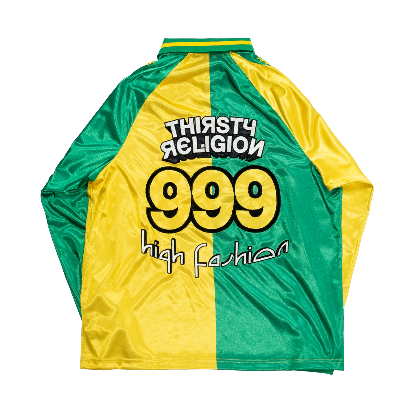 THIRSTY X HF LONGSLEEVE JERSEY GREEN & YELLOW