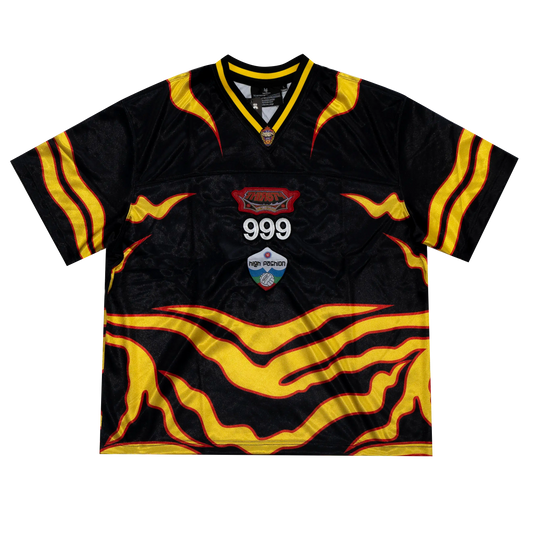 THIRSTY X HF SHORTSLEEVE JERSEY BLACK & YELLOW PATRON