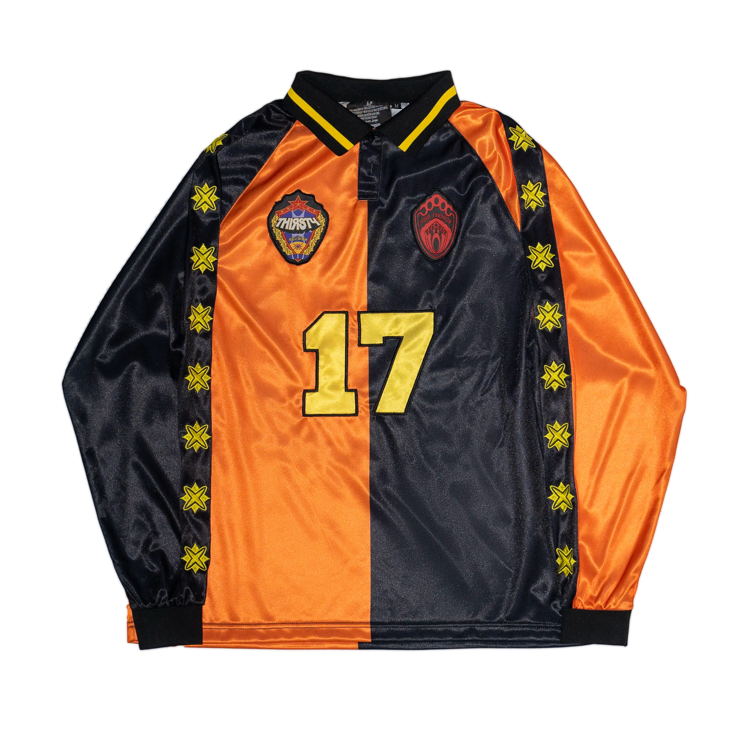 THIRSTY X HF LONGSLEEVE JERSEY ORANGE & BLACK