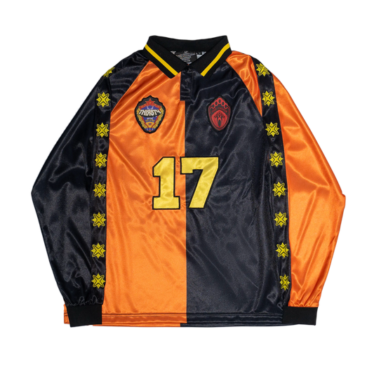 THIRSTY X HF LONGSLEEVE JERSEY ORANGE & BLACK
