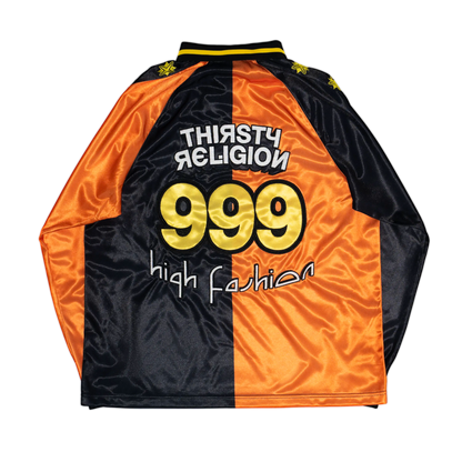 THIRSTY X HF LONGSLEEVE JERSEY ORANGE & BLACK