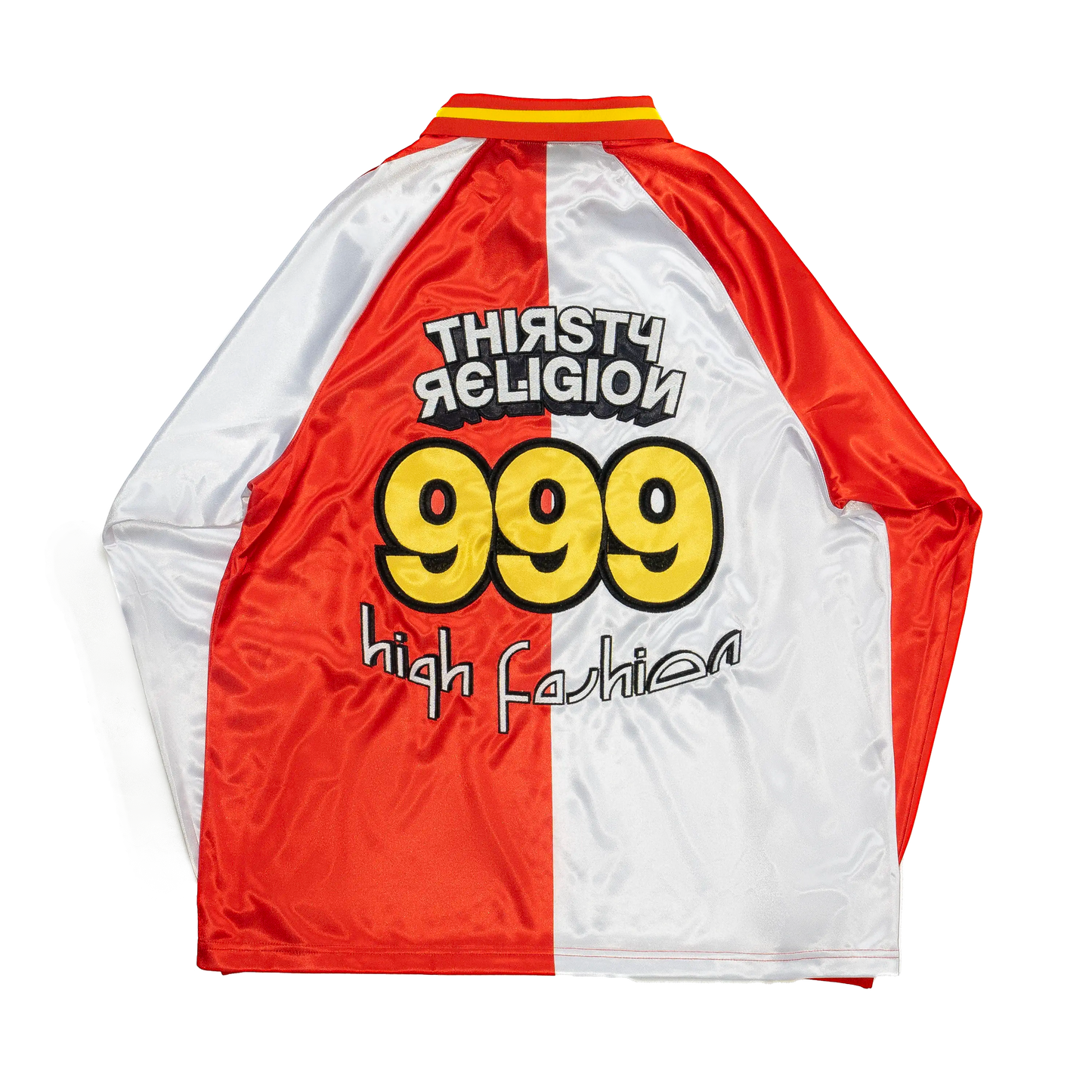 THIRSTY X HF LONGSLEEVE JERSEY RED & WHITE