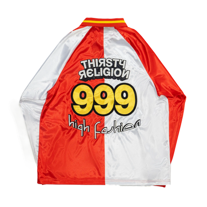 THIRSTY X HF LONGSLEEVE JERSEY RED & WHITE