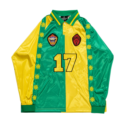 THIRSTY X HF LONGSLEEVE JERSEY GREEN & YELLOW