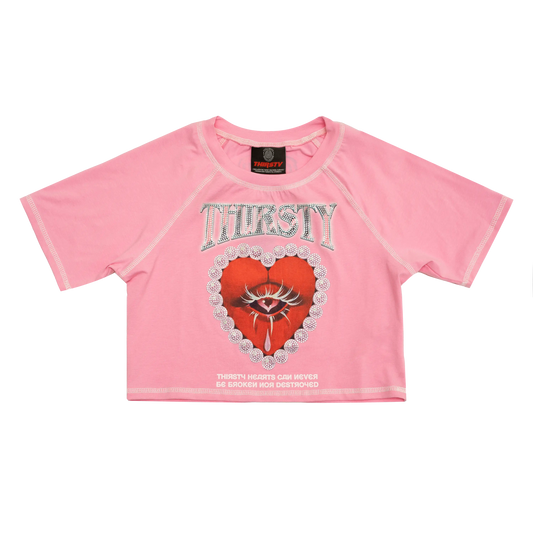 Thirsty Hearts Crop Top