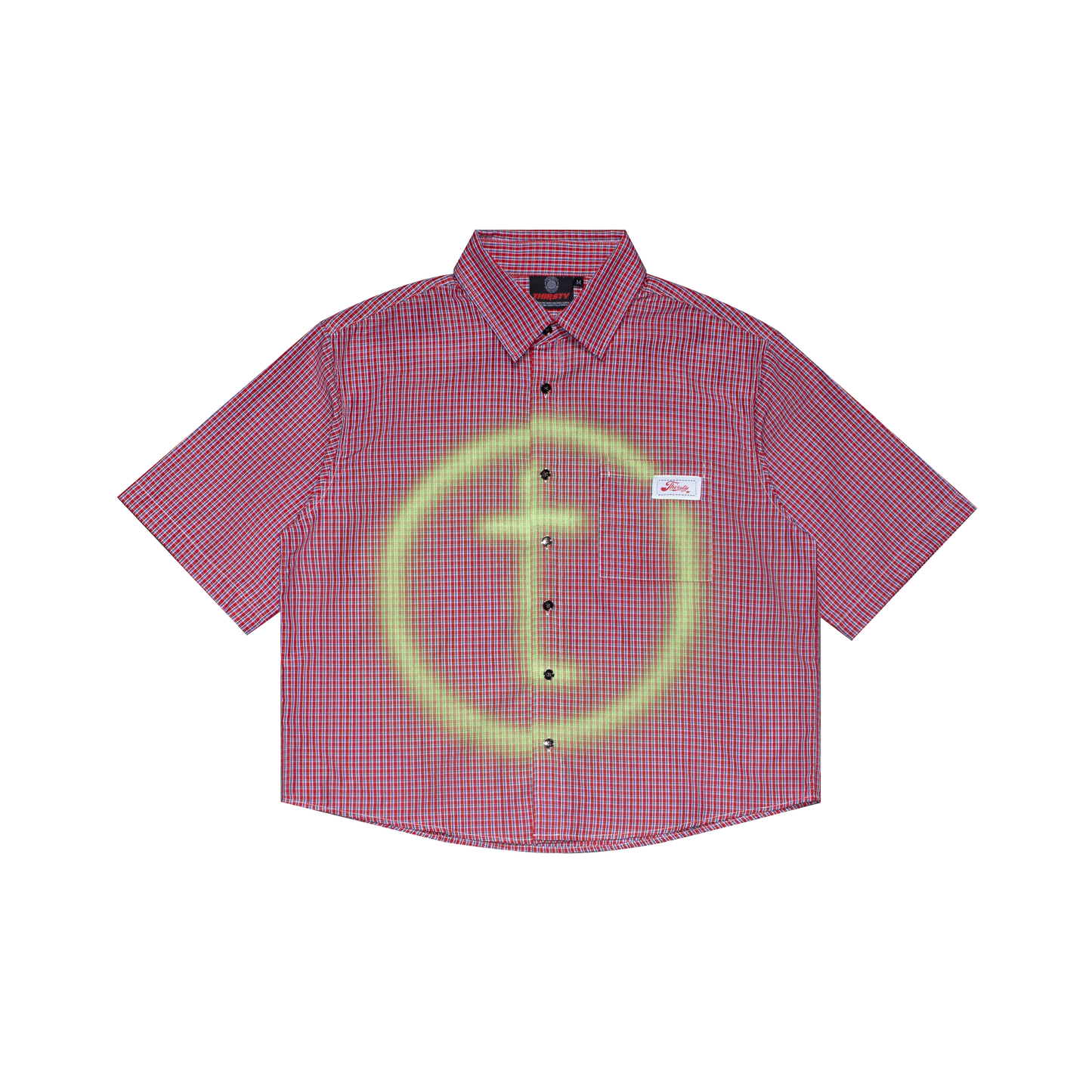 THIRSTY "T" LOGO SHORTSLEEVE- RED