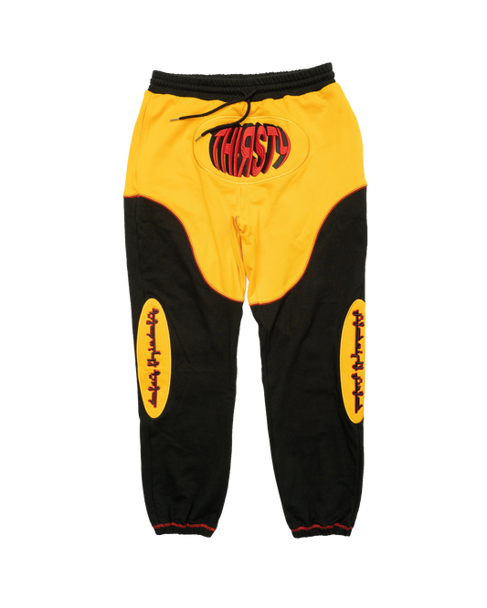 Thirsty Snowman Joggers Yellow